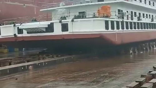 國產船舶順利下水，氣囊技術彰顯科技突破